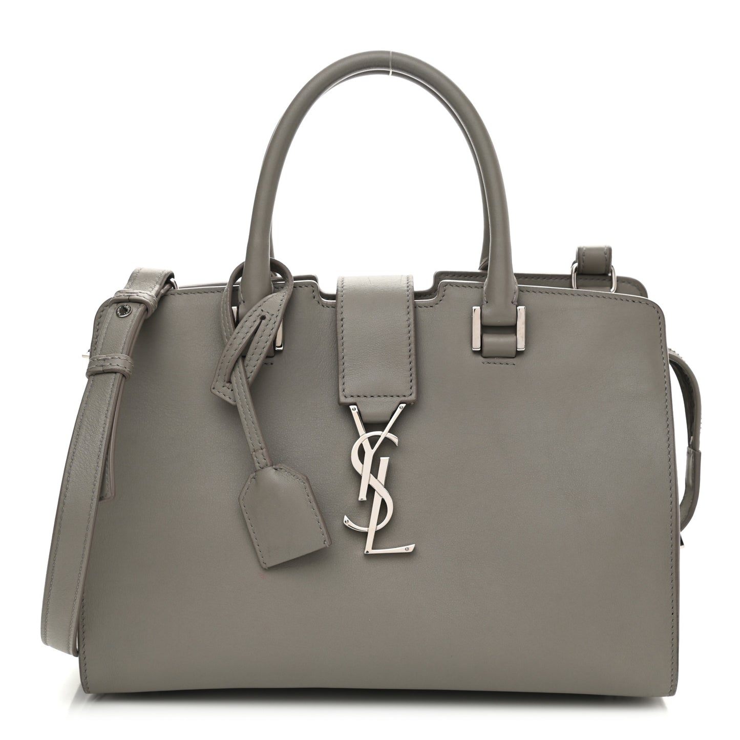 Calfskin Monogram Baby Cabas Fog
