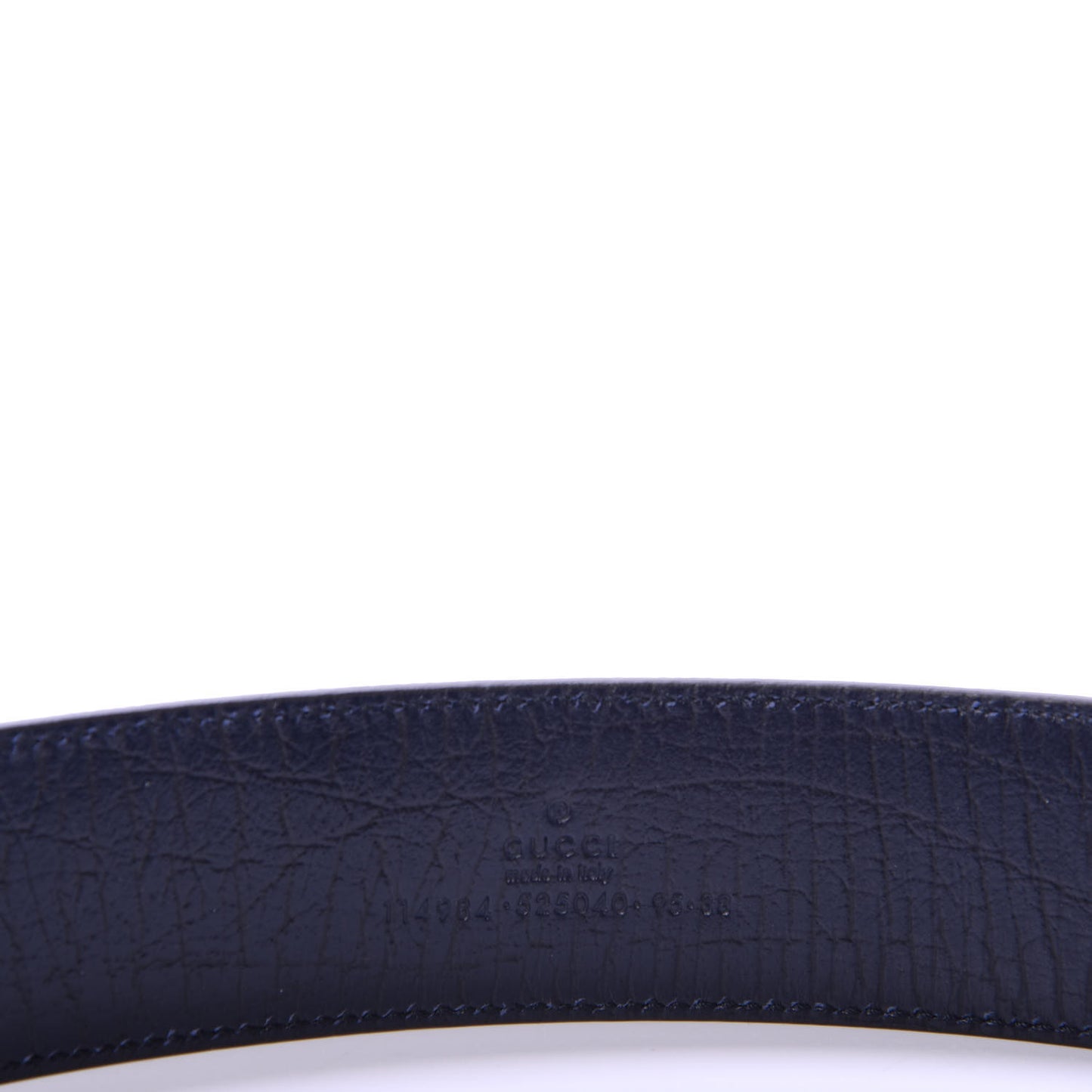 GG Plus Monogram Interlocking G Belt 95 38 Navy