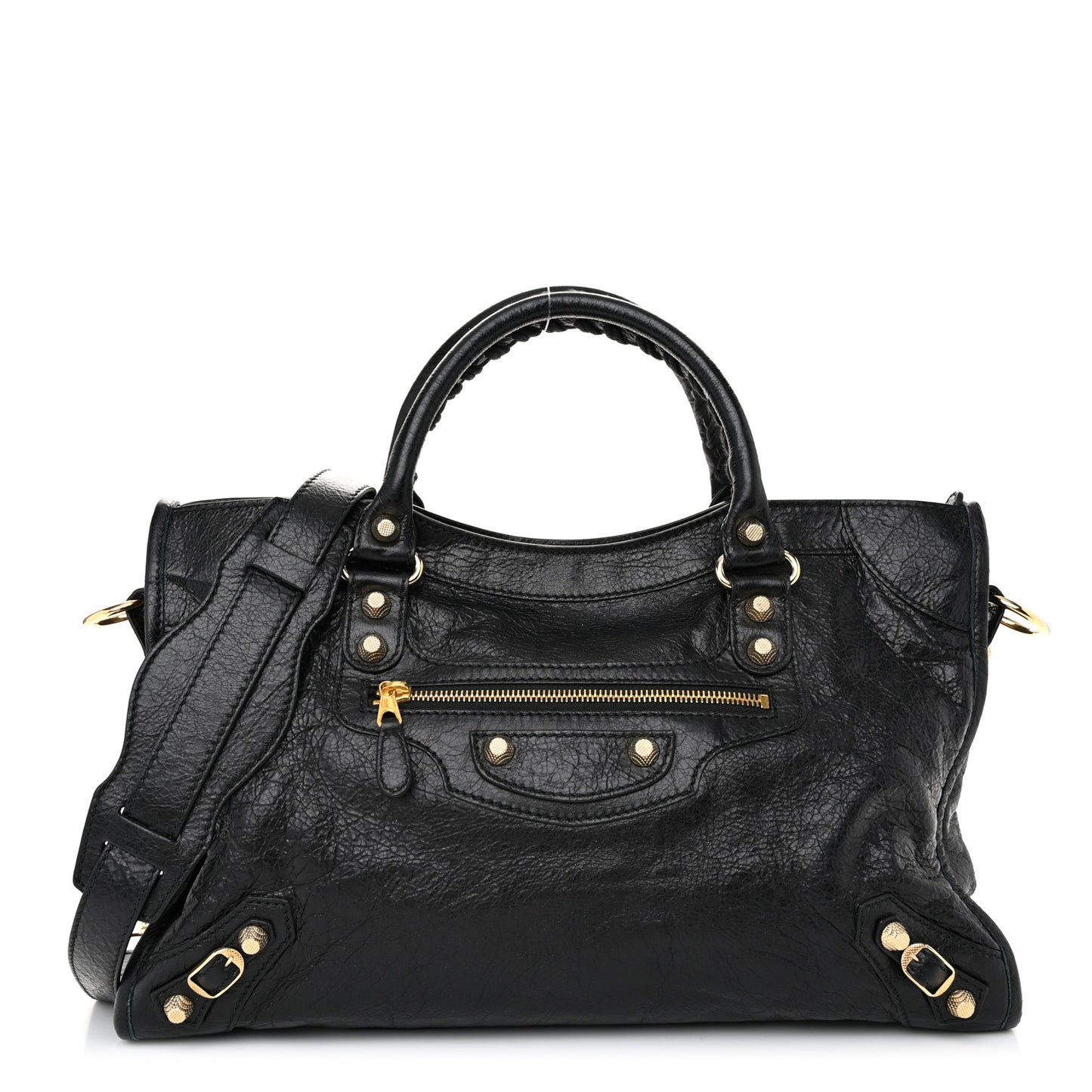 Agneau Giant 12 Gold Hardware City Black
