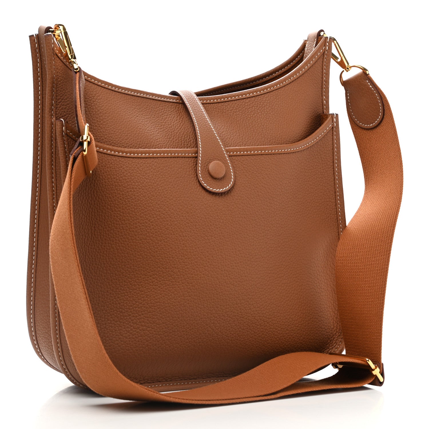 Hermes Taurillon Clemence Evelyne III PM Gold 3 of 10