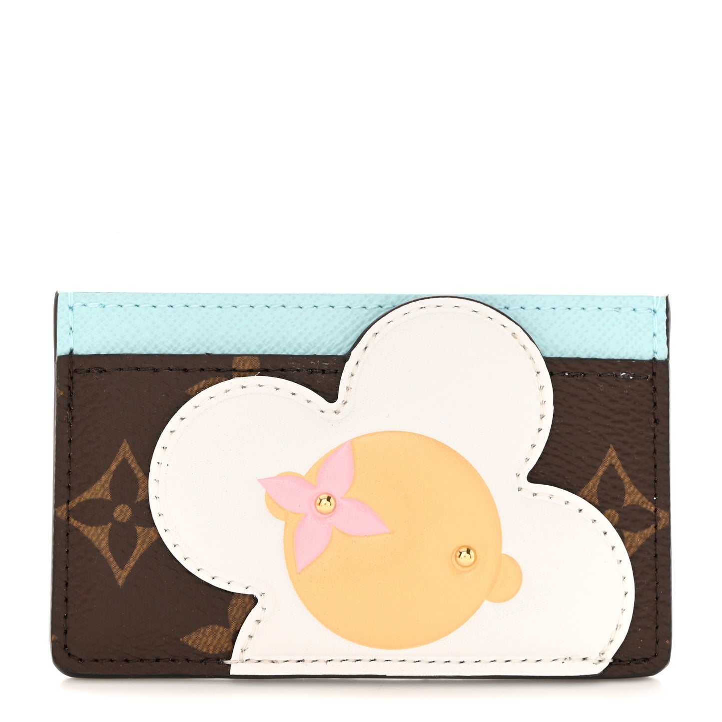 Monogram Vivienne Card Holder Animation Blue