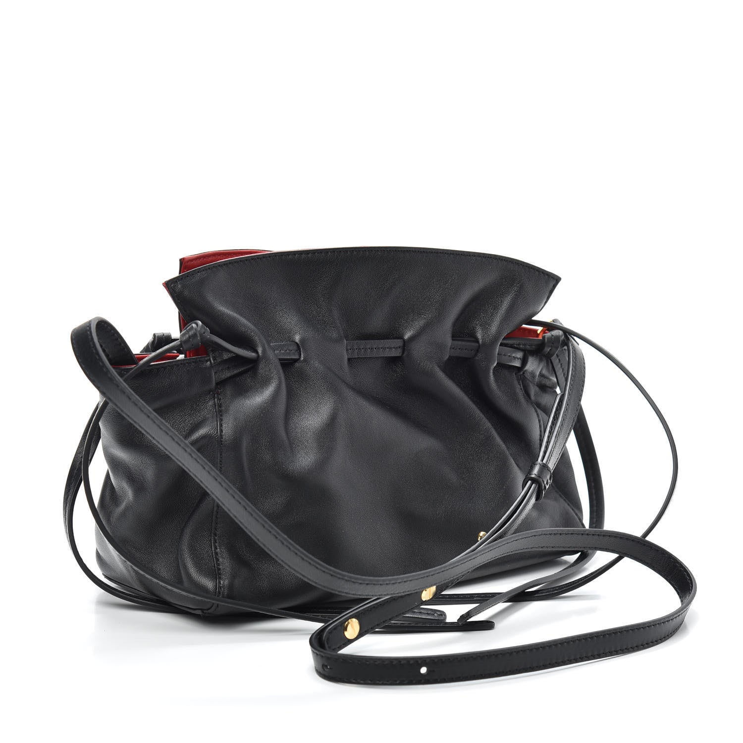 Mansur Gavriel Lambskin Mini Protea Bag Black Flamma 3 of 10