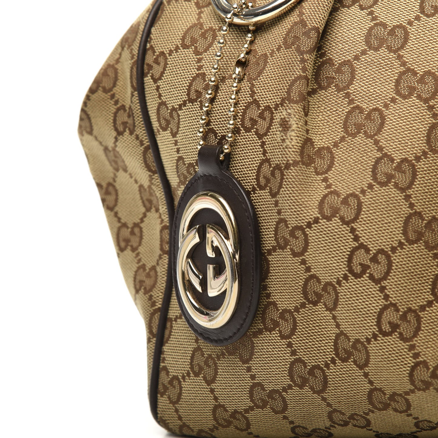 Monogram Medium Sukey Tote Dark Brown