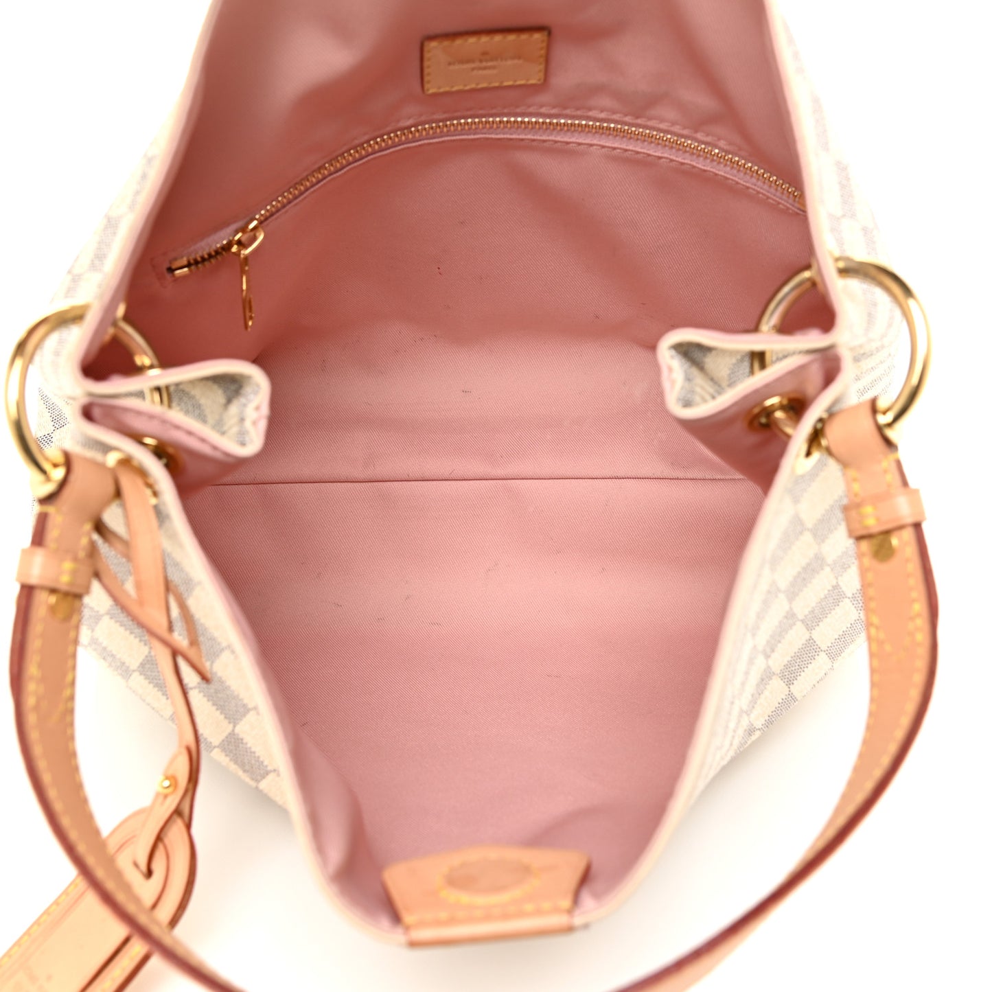 Damier Azur Graceful PM Rose Ballerine