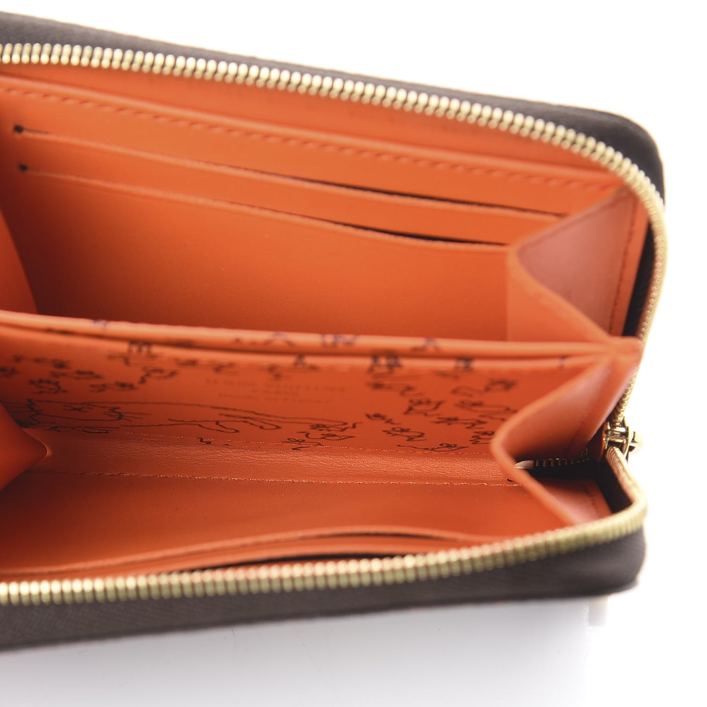 Catogram Zippy Coin Purse Marron