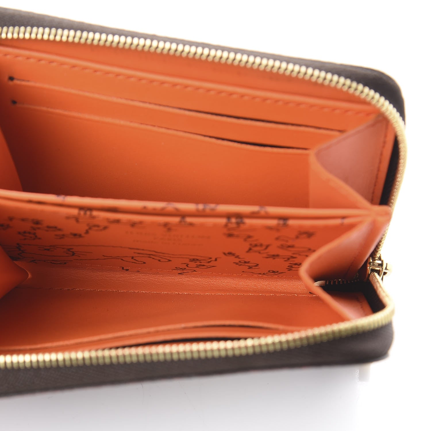 Louis Vuitton Catogram Zippy Coin Purse Marron 4 of 5