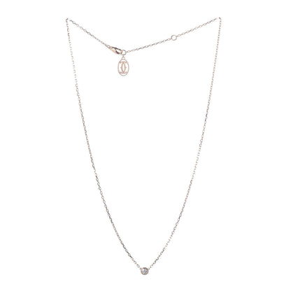 Cartier 18K Pink Gold Diamond SM D'Amour Pendant Necklace 3 of 7