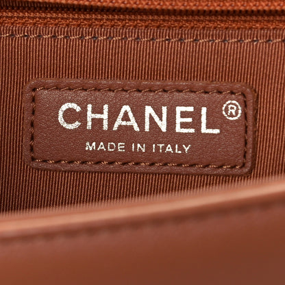 Chanel Calfskin Quilted New Medium Boy Flap Dark Beige 6 of 17