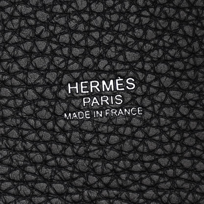 Hermes Taurillon Clemence Picotin Lock 22 MM Black 6 of 11