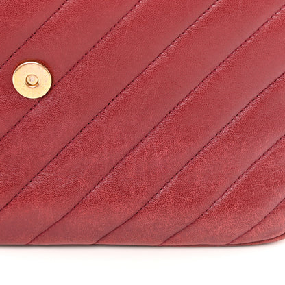 Chanel Lambskin Quilted Jumbo Coco Vintage Flap Burgundy 16 of 22