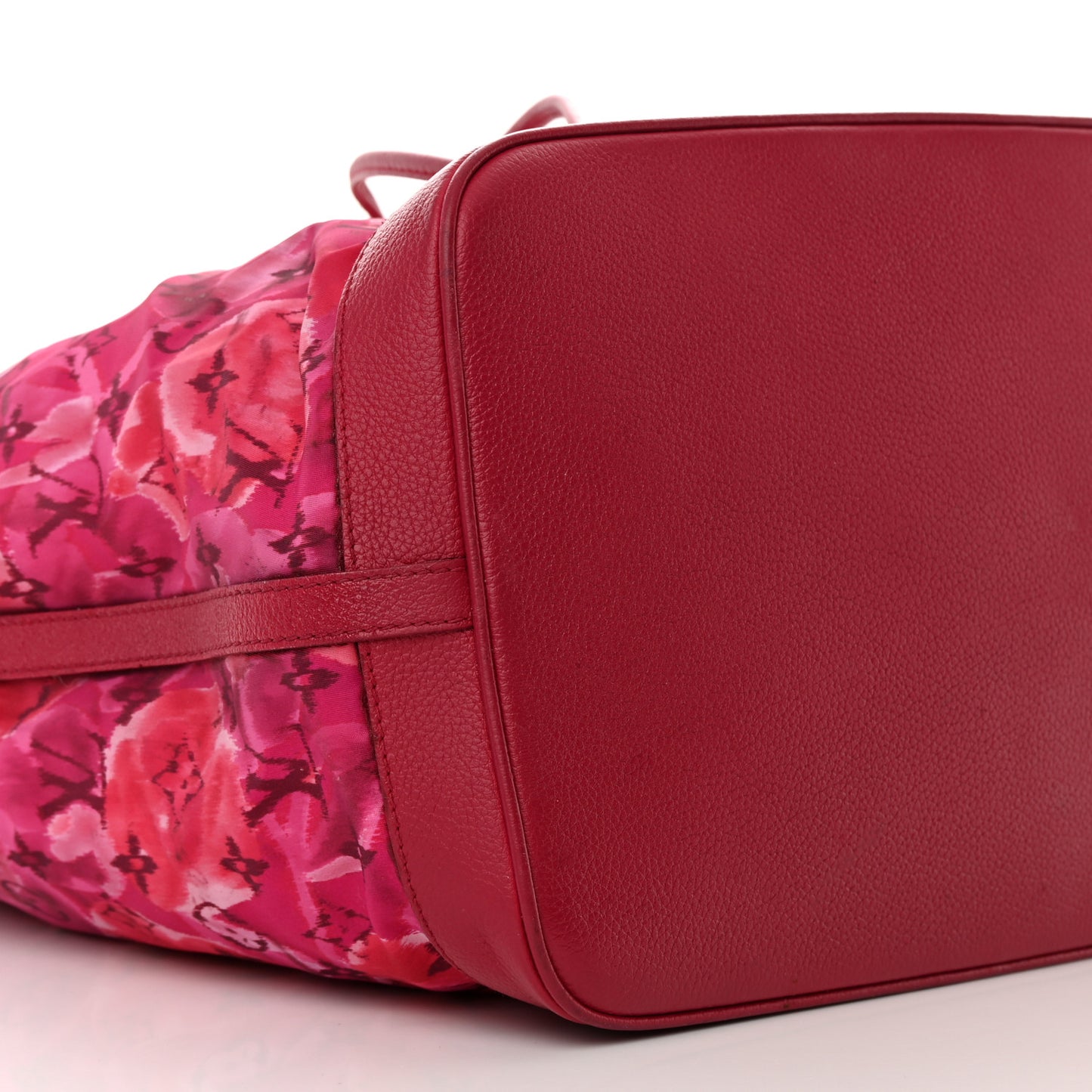 Nylon Monogram Ikat Noefull MM Rose Indien