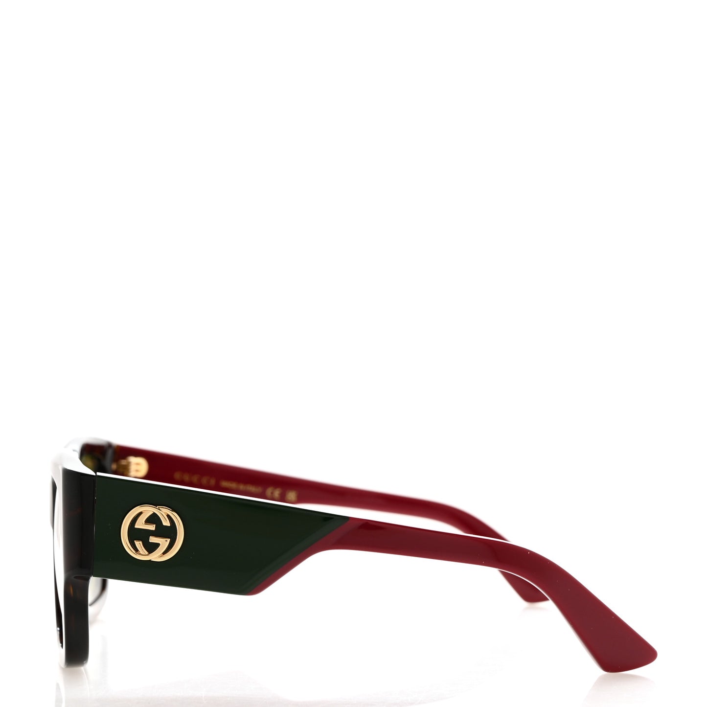 Acetate Square Frame Sunglasses GG1663S Tortoiseshell
