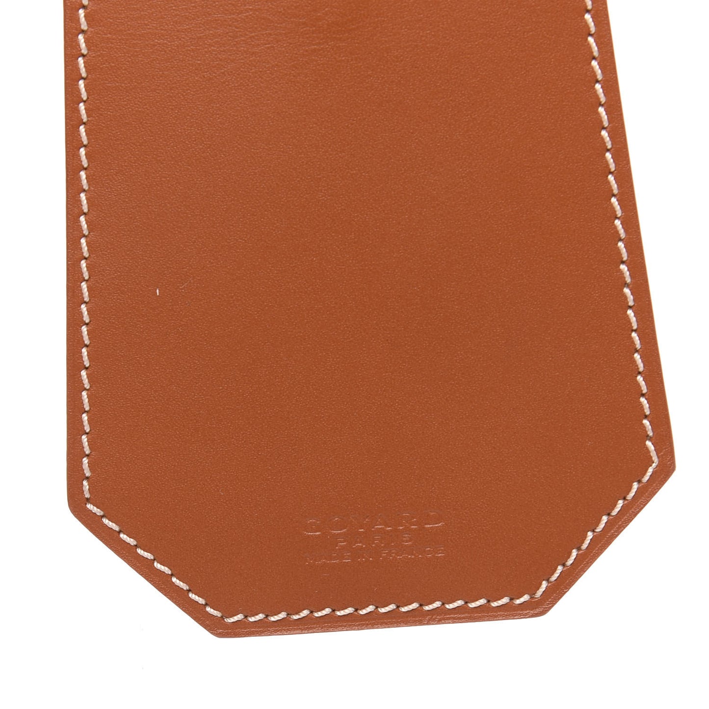 Goyardine Luggage Tag Black Gold