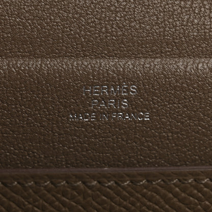 Hermes Epsom Kelly Multi Pocket Pochette To Go Etoupe 6 of 11