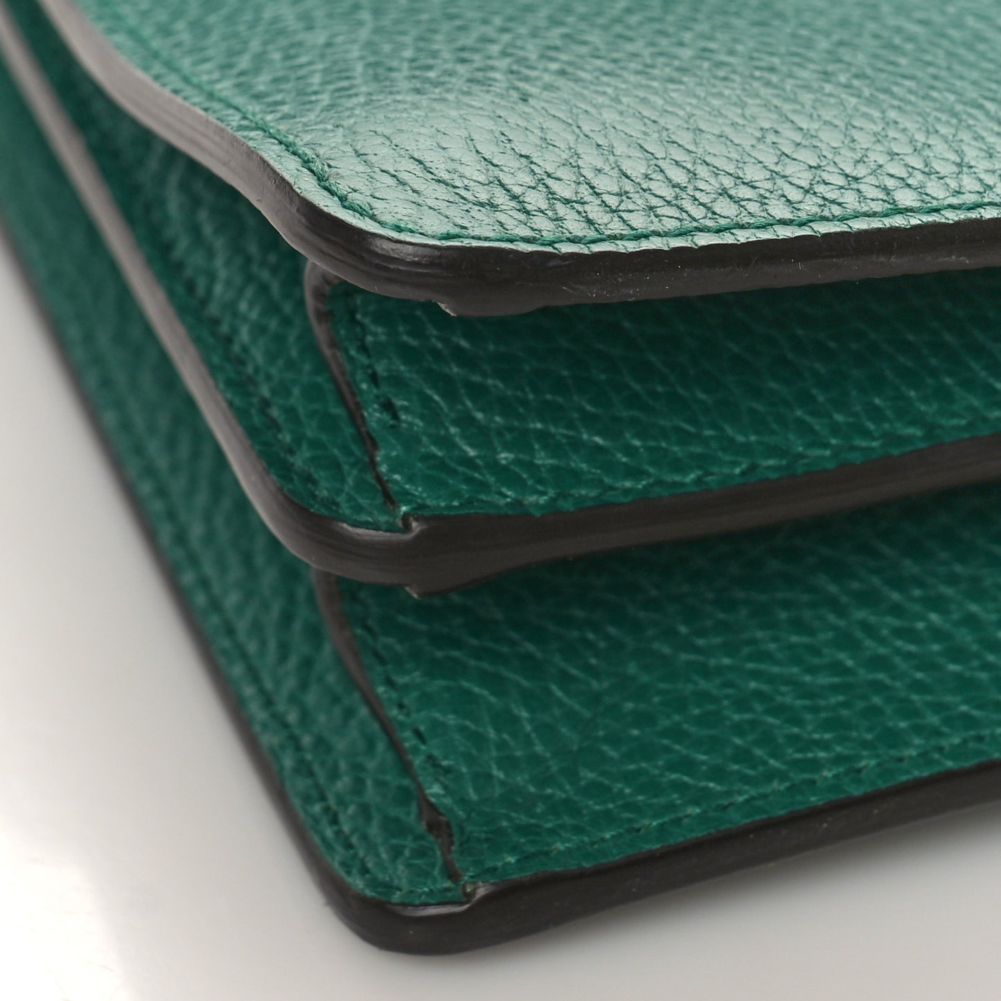 Pebbled Calfskin Small Dionysus Shoulder Bag Emerald