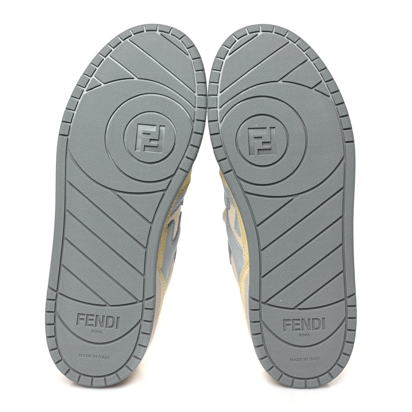Suede Vitello Fendi Match Low Top Sneakers 37 Straw Azzurro Poison Connecticut