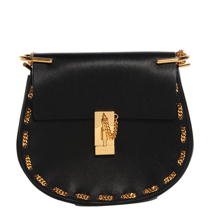 Chloe Calfskin Drew Chain Shoulder Bag Black 1 of 8