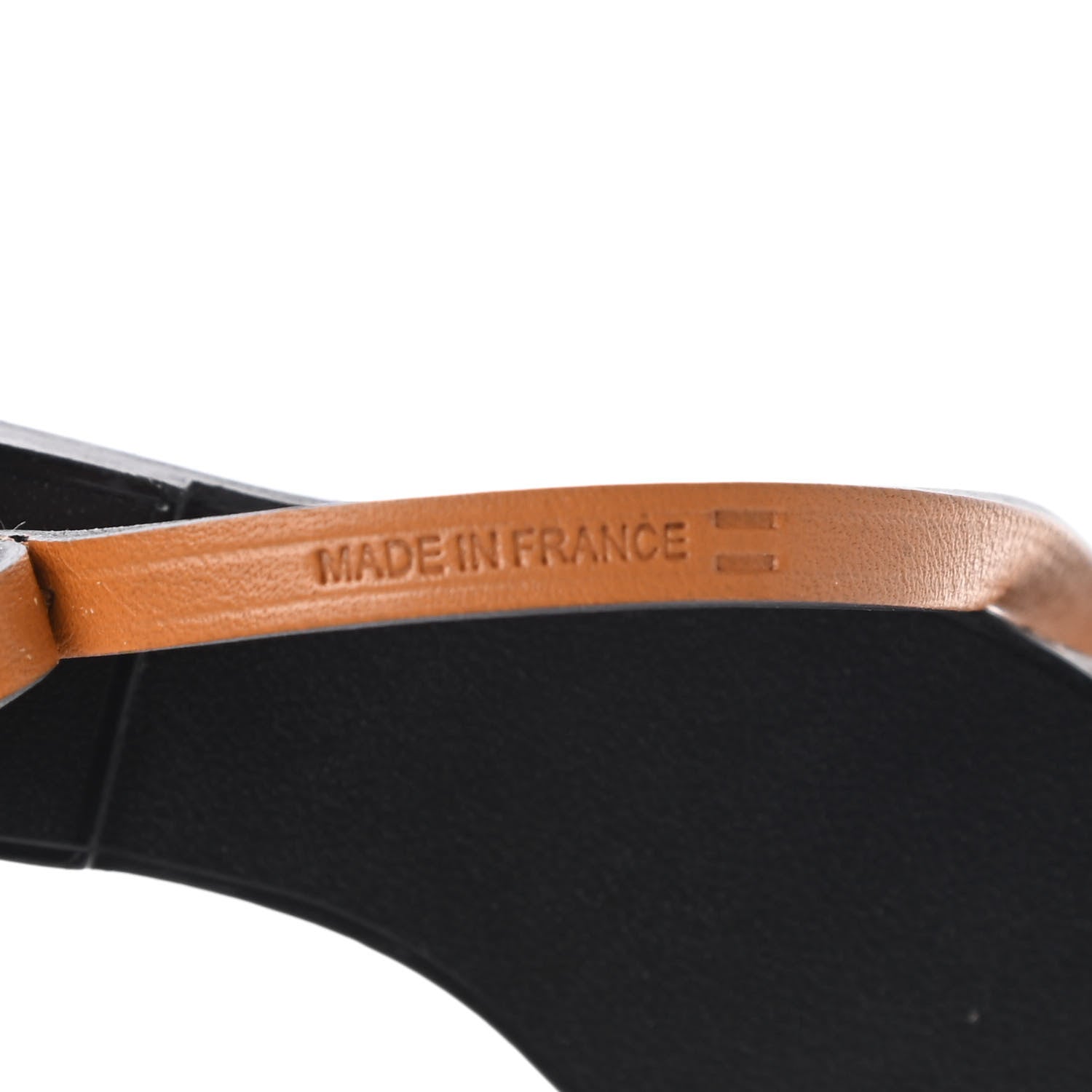 Hermes Lizard Butler Calfskin Hunter Oran Nano Bag Charm Naturale Sable 4 of 5