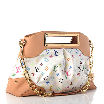 Louis Vuitton Monogram Multicolor Judy GM White 3 of 8