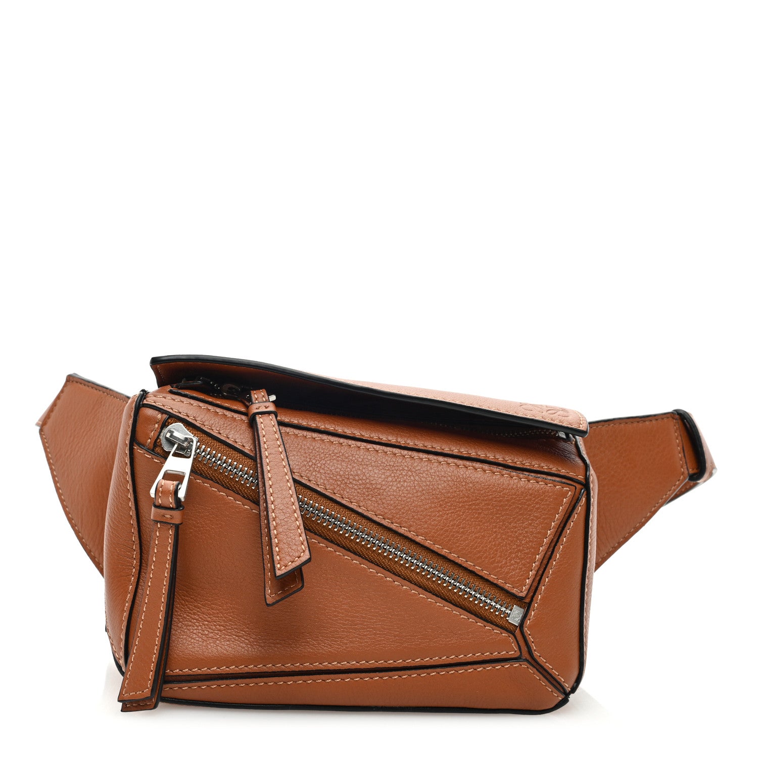 Loewe Calfskin Mini Puzzle Bumbag Tan 1 of 10
