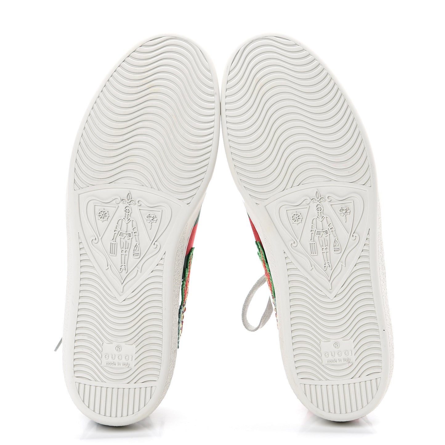 Metallic Nappa Ayers Web Dragon Embroidered Mens New Ace Sneakers 8.5 Silver