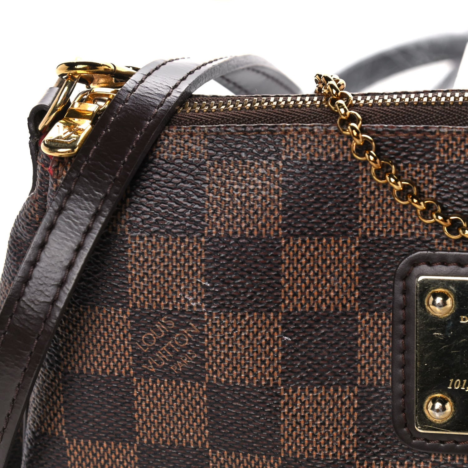 Louis Vuitton Damier Ebene Eva Clutch 15 of 15