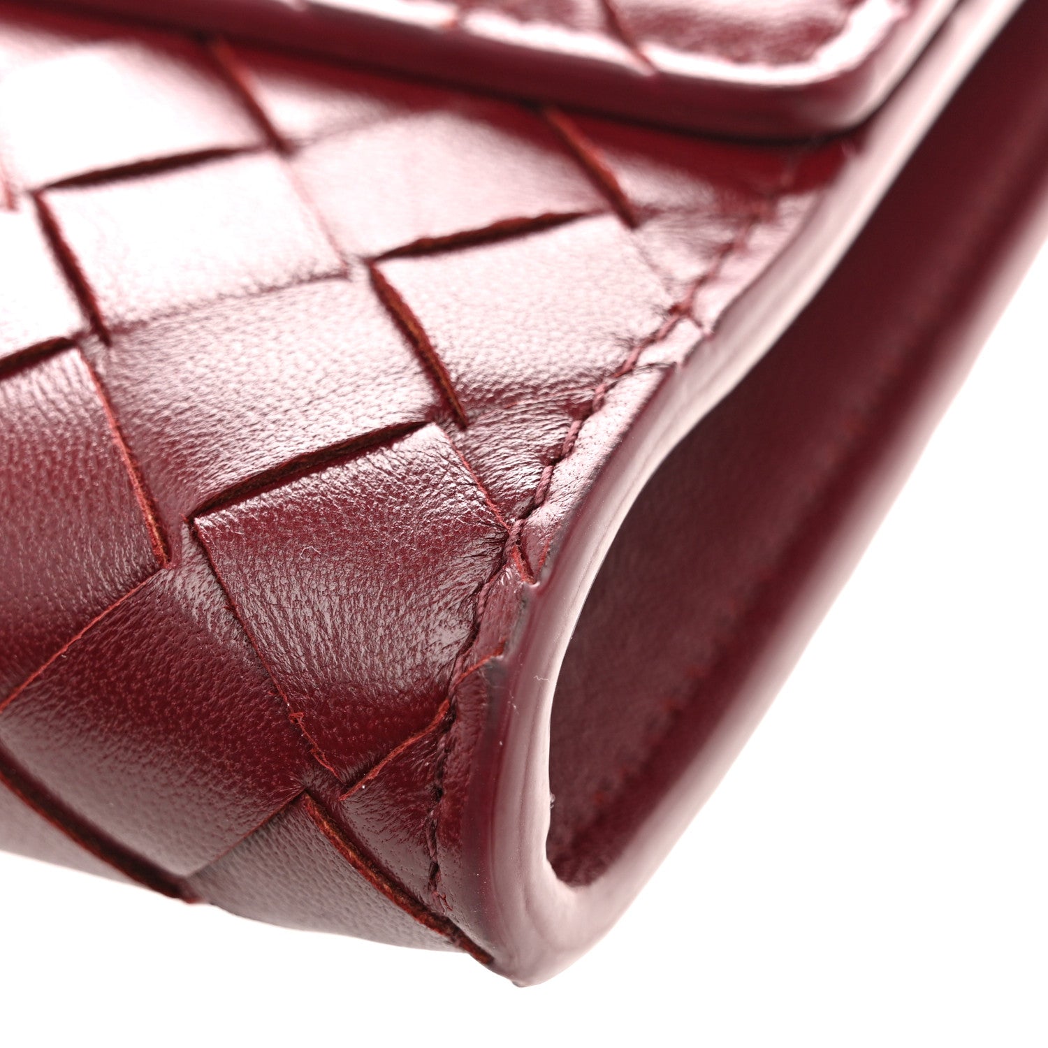 Bottega Veneta Nappa Intrecciato Long Andiamo Top Handle Clutch Barolo Barolo 11 of 12