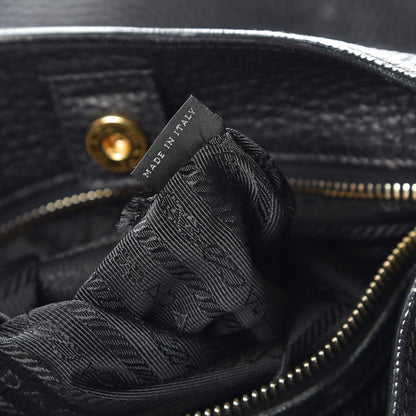Prada Vitello Daino Hobo Black 7 of 15
