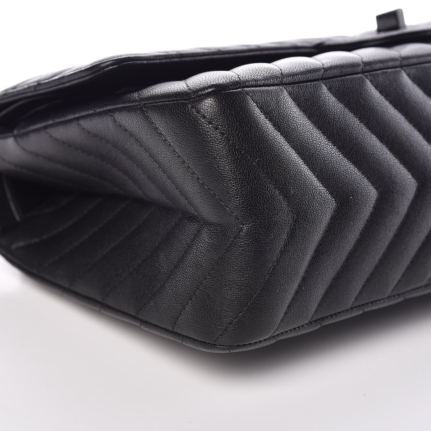 Sheepskin Chevron Quilted 2.55 Reissue 226 Flap So Black