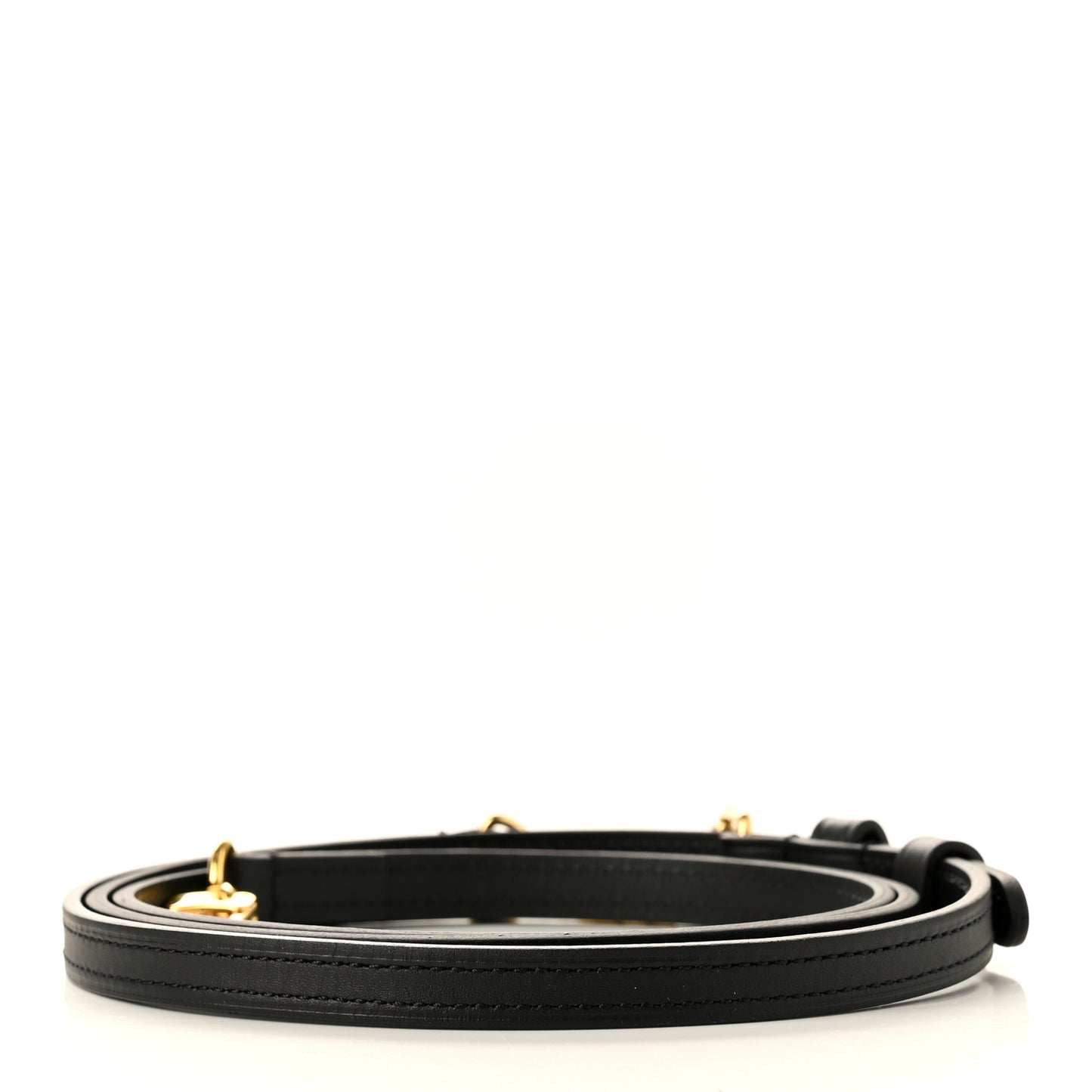 Calfskin 12mm Shoulder Strap Black
