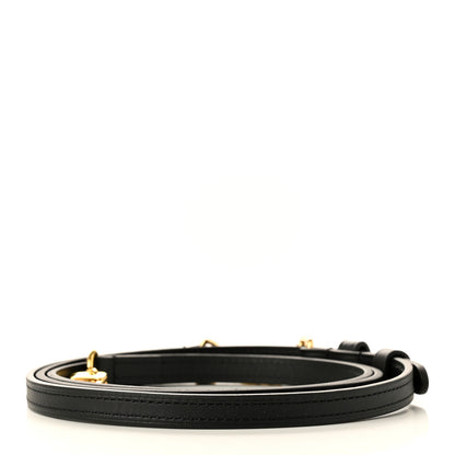 Louis Vuitton Calfskin 12mm Shoulder Strap Black 2 of 3