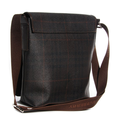 Burberry Check Messenger Bag Brown 3 of 8