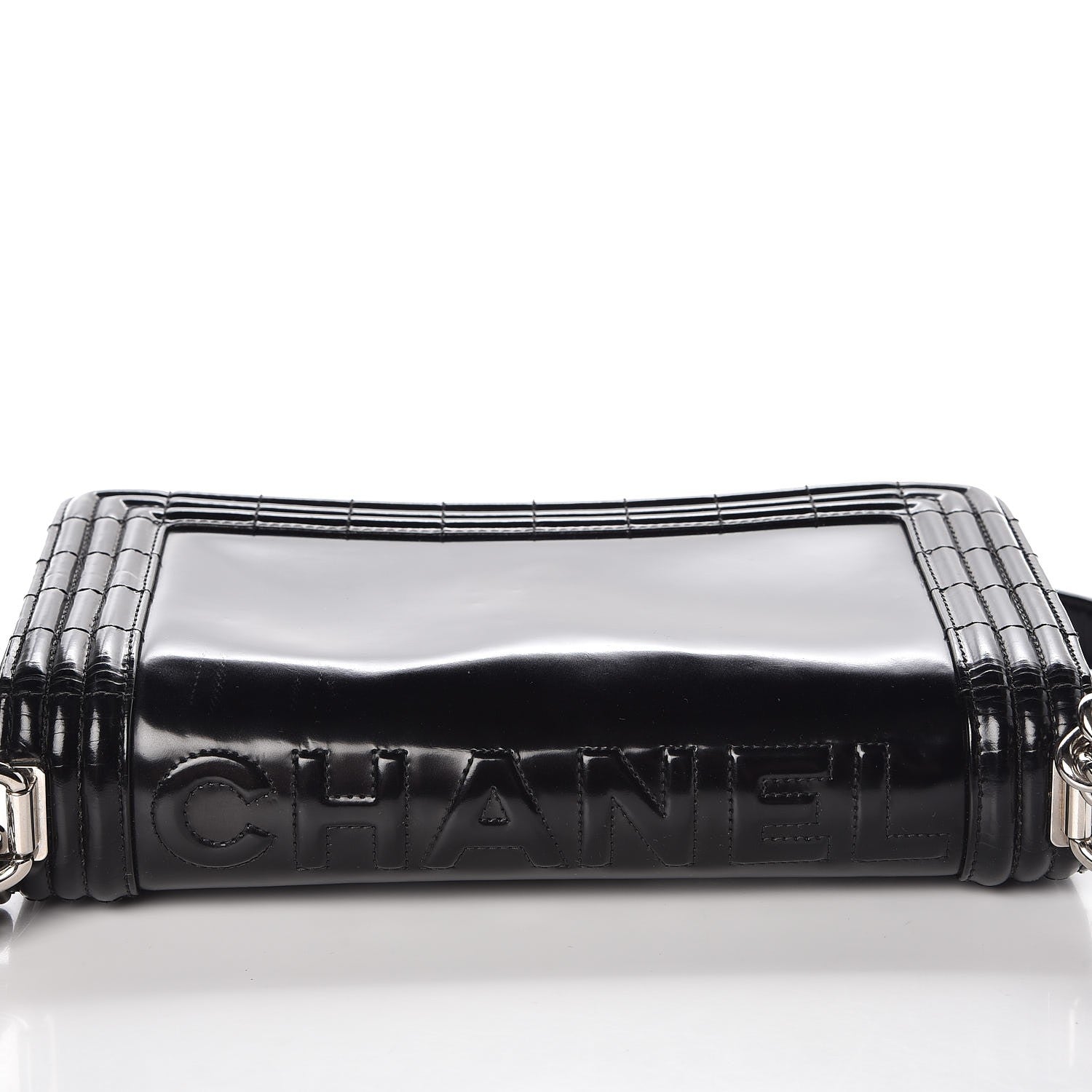 Chanel Glazed Calfskin Medium Boy Flap Black 8 of 9