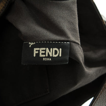 Fendi Zucca Vitello Artic Small Hobo Tobacco Castagna 8 of 8