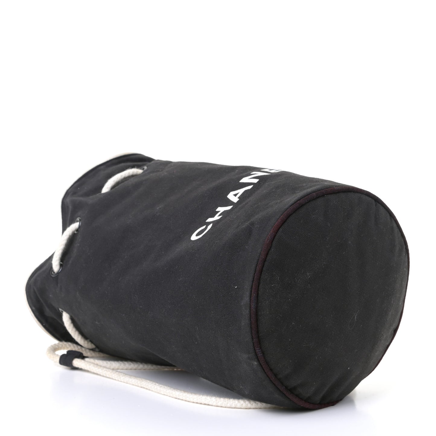 Drawstring Black White