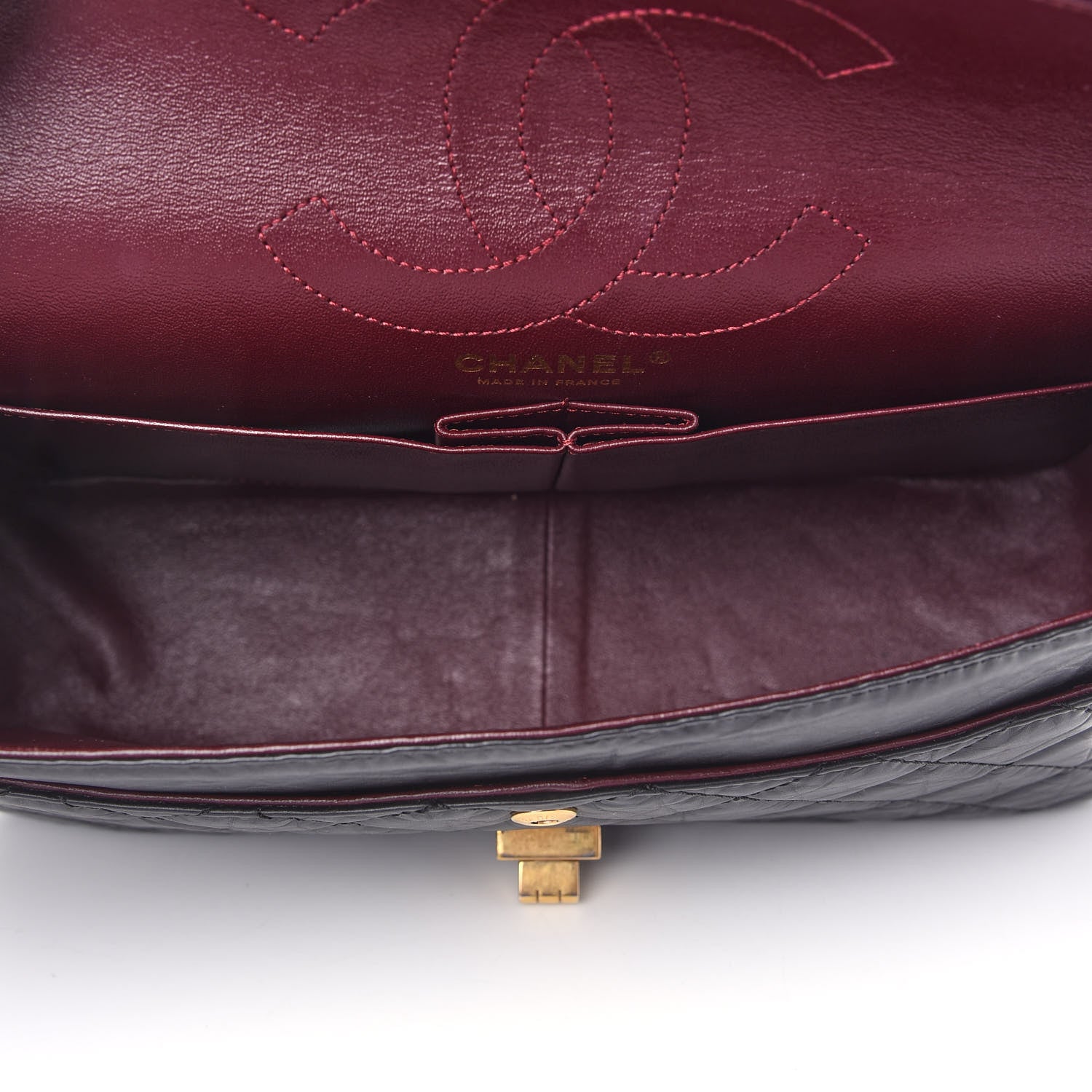 Chanel Aged Calfskin Quilted 2.55 Reissue 226 Flap Black 5 of 9