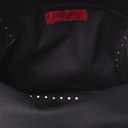 Valentino Garavani Vitello Medium Rockstud Backpack Black 5 of 10