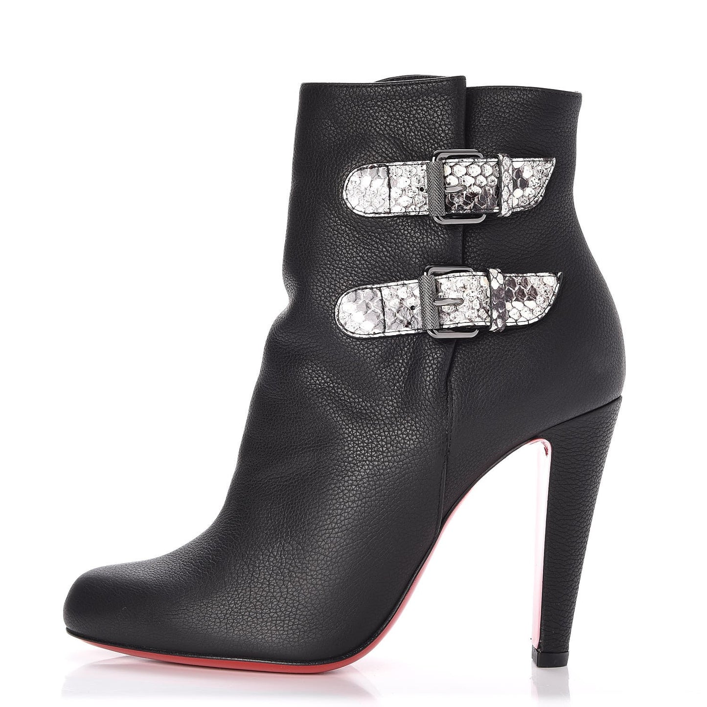 Calfskin Cavalitta 100 Ankle Boots 37 Black