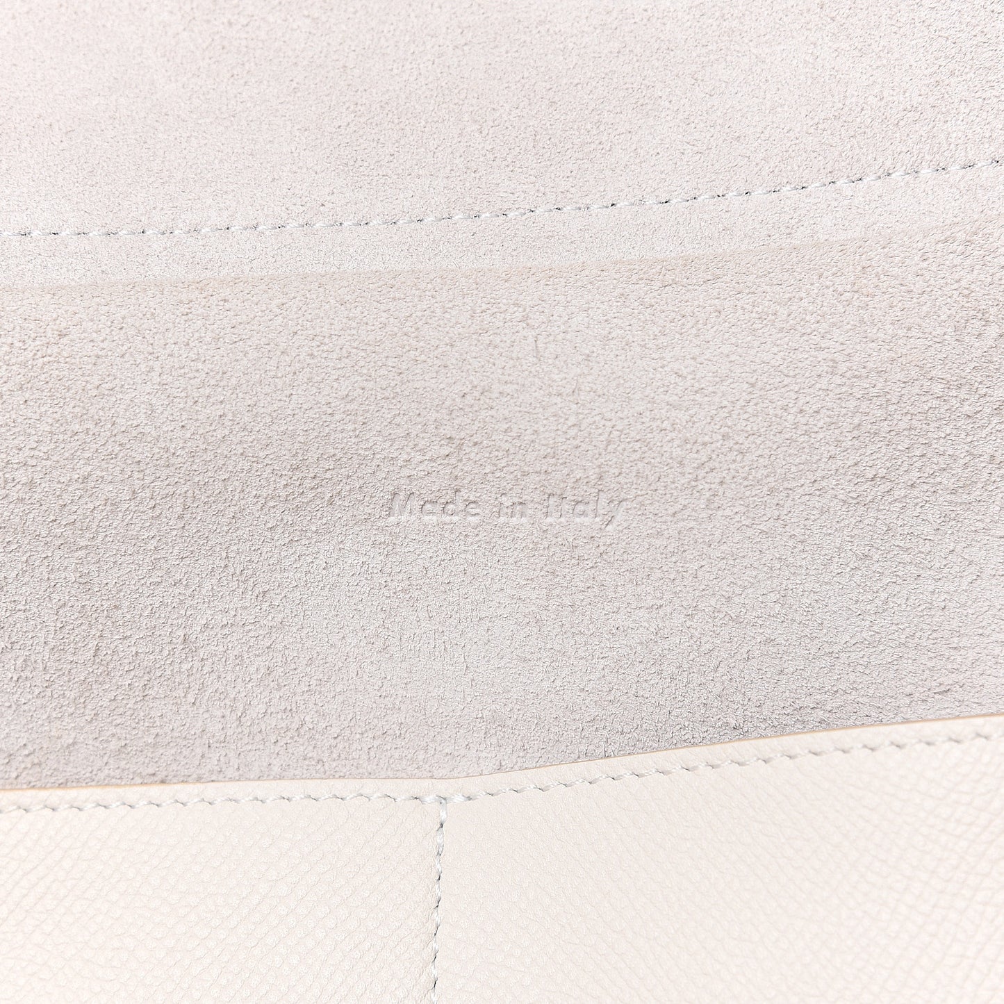 Grained Calfskin Mini Belt Bag White