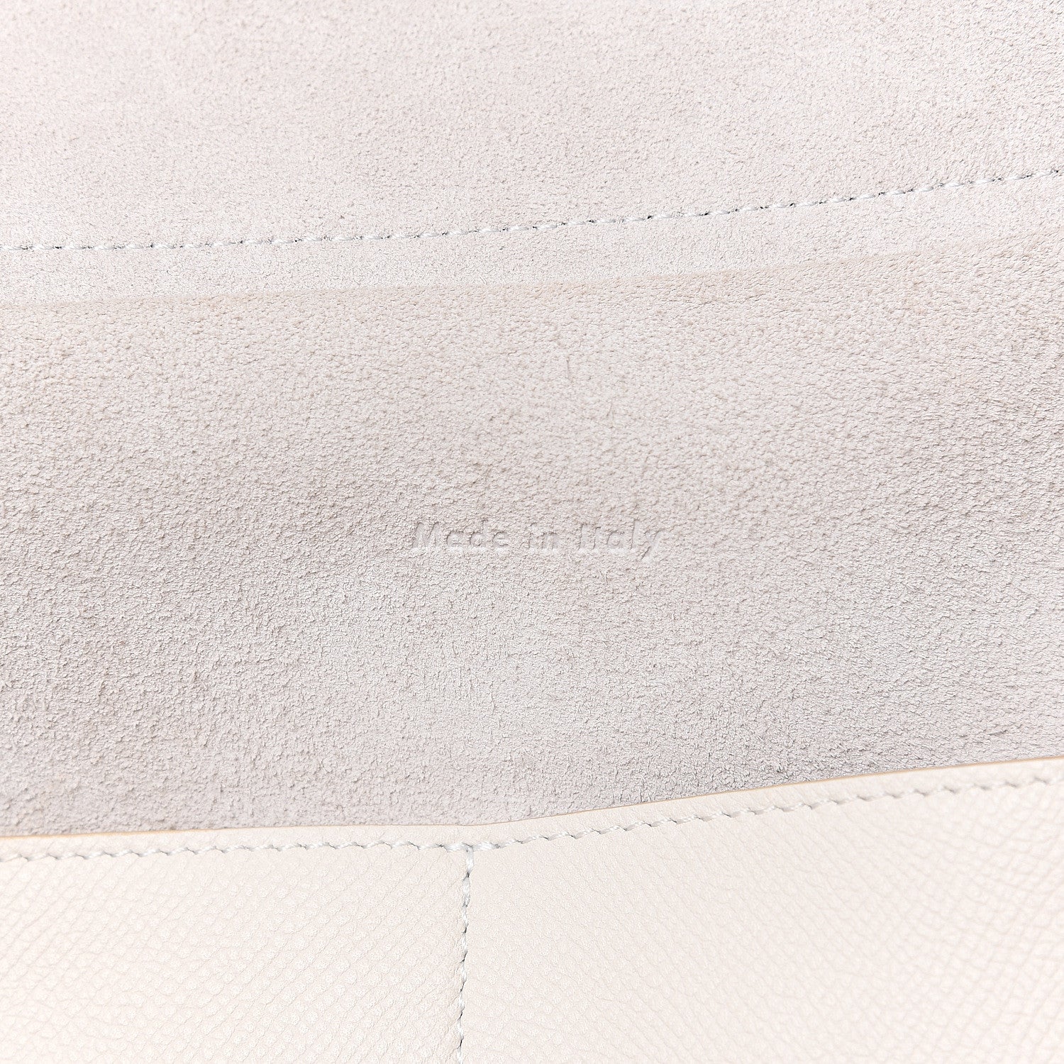 Celine Grained Calfskin Mini Belt Bag White 6 of 10