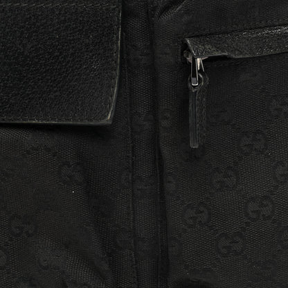 Gucci GG Monogram Double Pocket Belt Bag Black 8 of 10