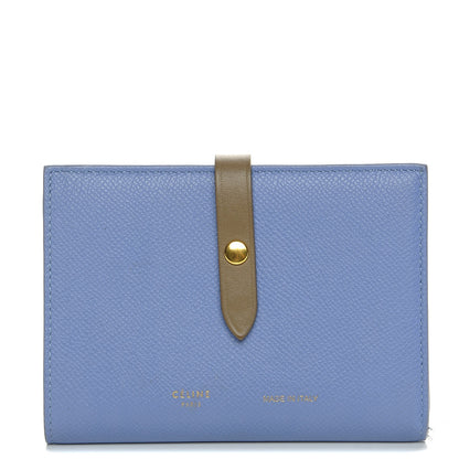 Celine Grained Calfskin Medium Multifunction Strap Wallet Porcelain 1 of 8