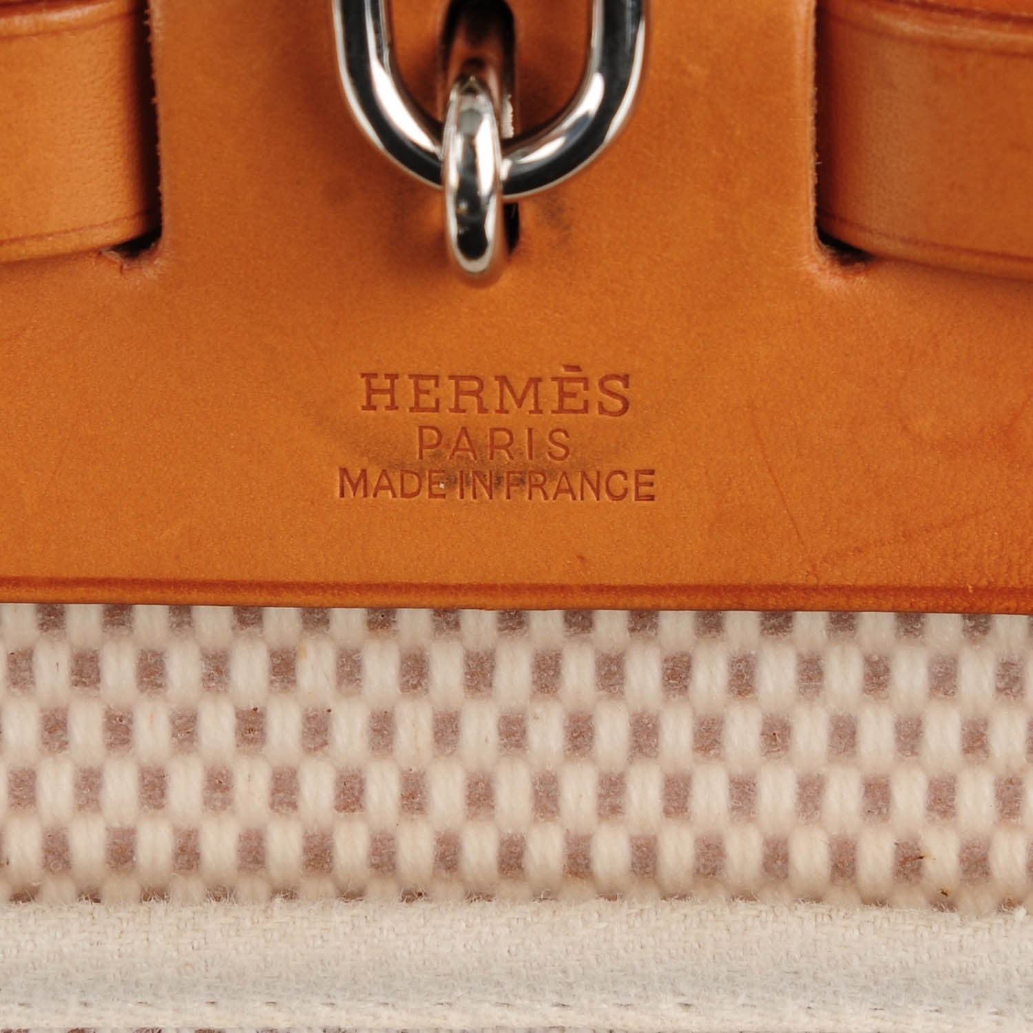 Hermes Toile Barenia Herbag PM Natural 6 of 8