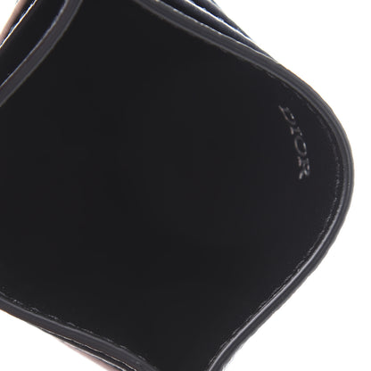Christian Dior X SHAWN STUSSY Grained Calfskin Ox Head Card Holder Navy Blue 5 of 10