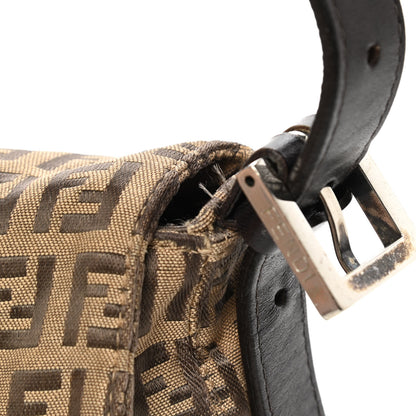 Fendi Zucchino Mini Mama Baguette Tobacco 13 of 14