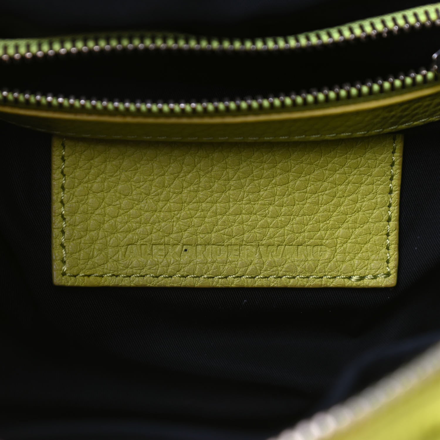 Alexander Wang Pebbled Lambskin Rockie Acid Pale Gold Hardware 6 of 9