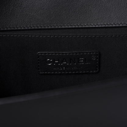 Chanel Calfskin Quilted Medium Boy Flap Black 7 of 9