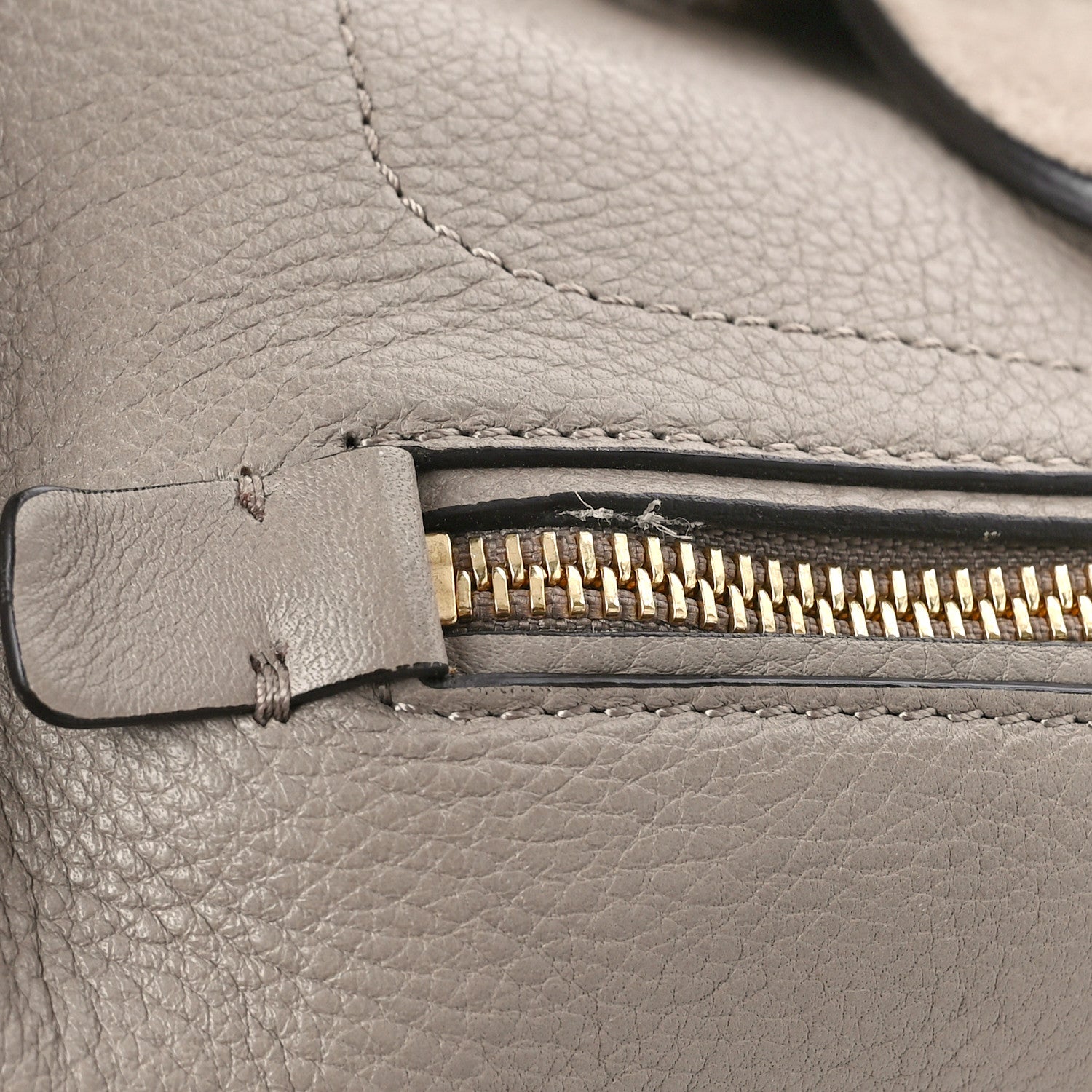 Chloe Suede Calfskin Medium Faye Backpack Motty Grey 9 of 11