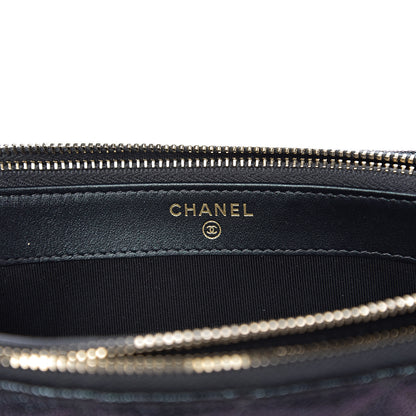 Chanel Iridescent Caviar Quilted Small Clutch With Chain Black 7 of 12
