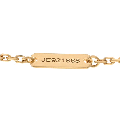 Van Cleef & Arpels 18K Yellow Gold Mother of Pearl Vintage Alhambra Pendant Necklace 5 of 6